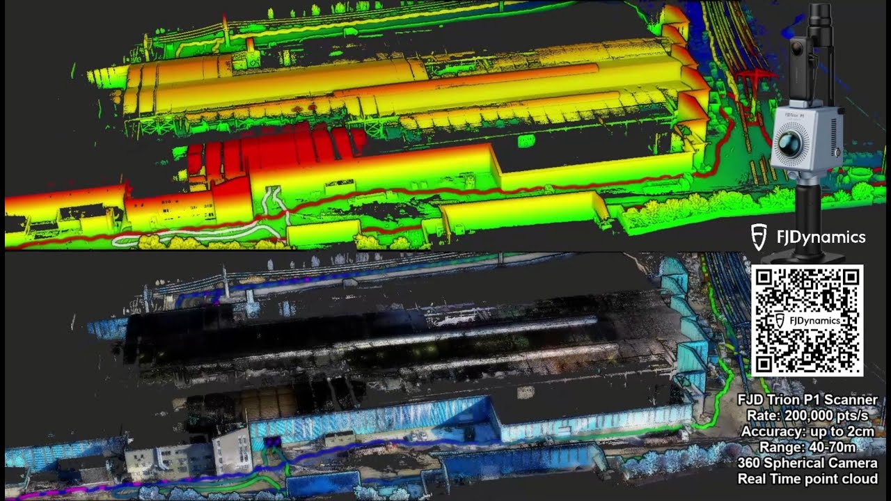 FJD Trion P1 scanner in hazardous industry