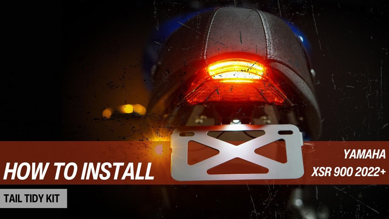Brogue Moto XSR900 2022+ Tail Tidy (fender eliminator) Installation Video