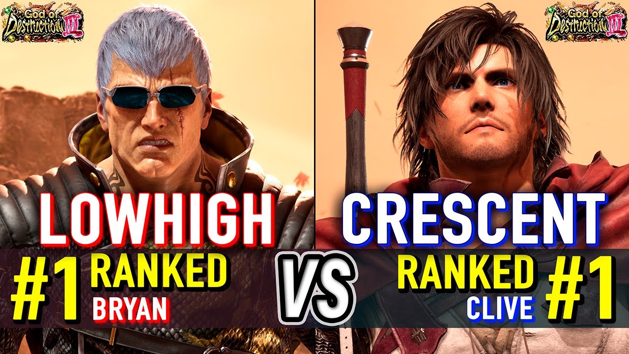 T8 🔥 LOWHIGH (#1 Ranked Bryan) vs CRESCENT (#1 Ranked Clive) 🔥 Tekken 8 High Level Gameplay