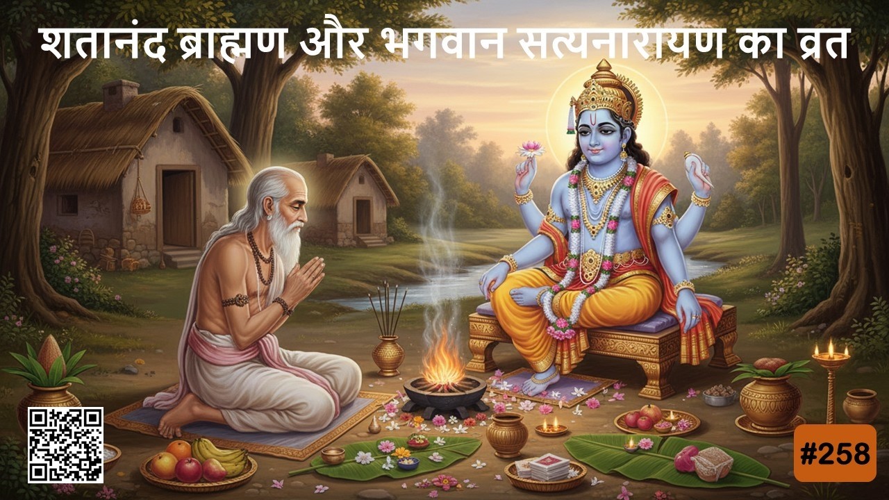 शतानंद ब्राह्मण और भगवान सत्यनारायण का व्रत | भारतीय धार्मिक कहानियाँ | Indian Religious Stories