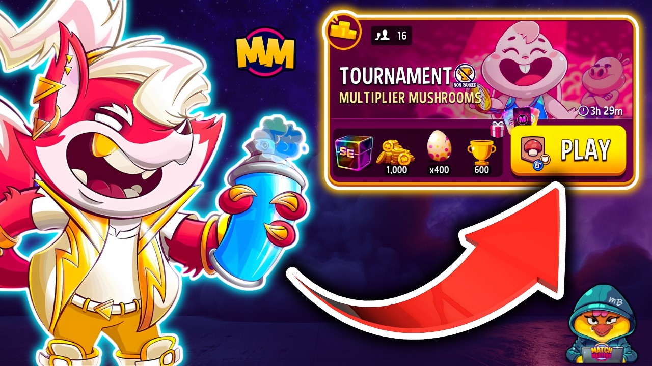 SUPER HIGH INTENSITY on MULTIPLIER MUSHROOMS TOURNAMENT 🔥 MATCH MASTERS