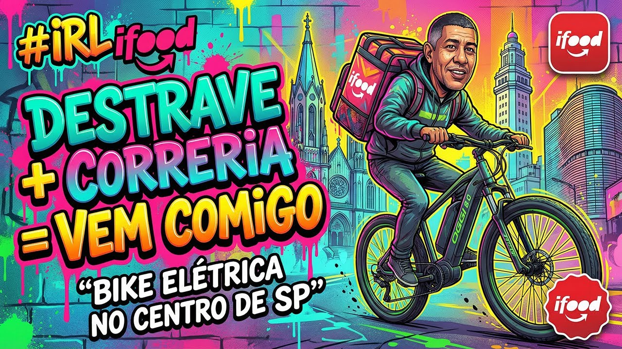 IRL -MISSÃO DESTRAVE IFOOD CENTRO SP pt4🚲🇧🇷