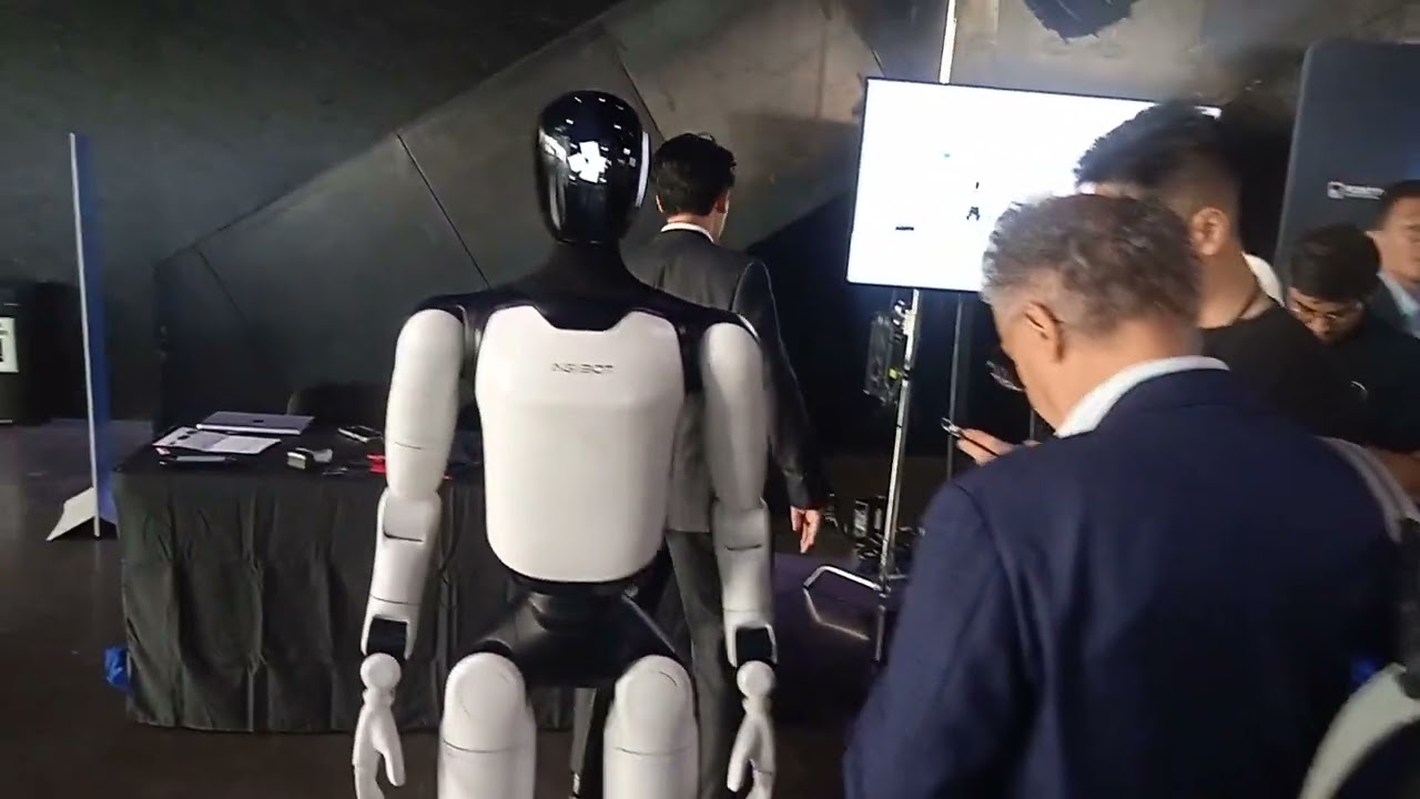 AGIBOT European launch for humanoid robots  --A3  with conversation ..close