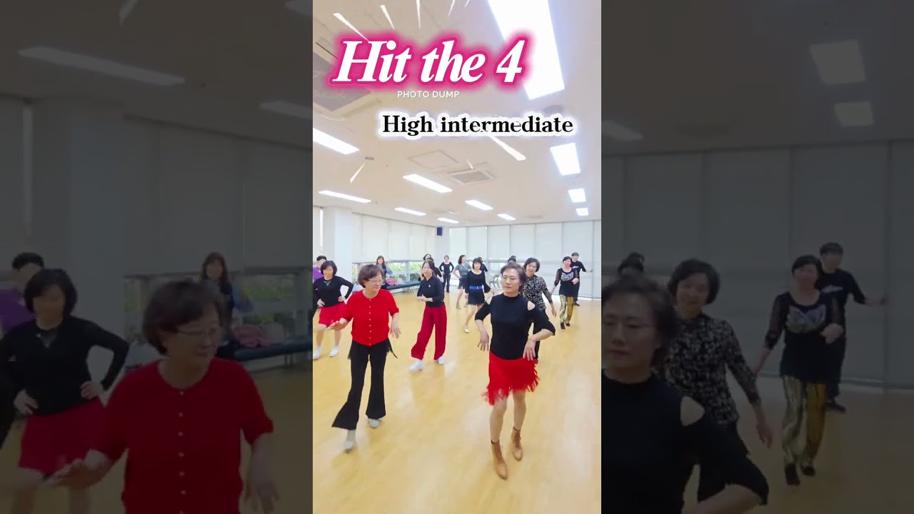Hit the 4 linedance / High Intermediate 종촌동사회복지관 중급반 /리쌤라인댄스 