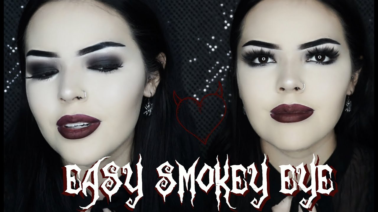 Easy Smokey Eye! | (My fav go-to goth look!)
