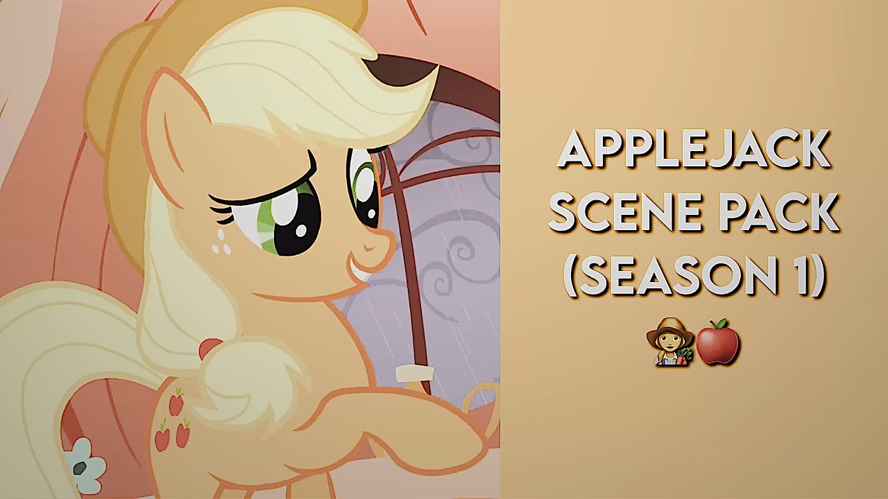 APPLEJACK SCENEPACK ★&acute;ˎ˗ mlp friendship is magic (season 1) | 1080p