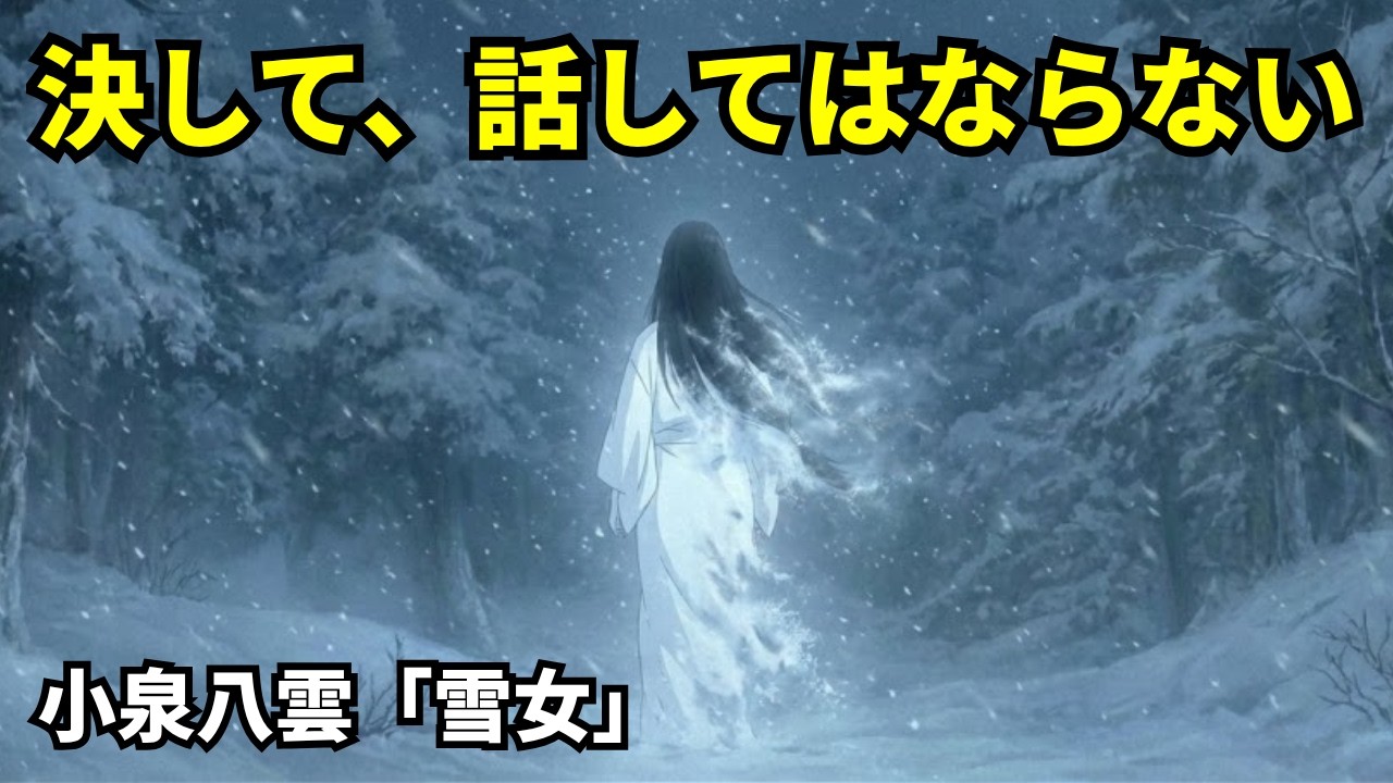 雪女 ｜（小泉八雲）切なくも恐ろしい日本の怪談