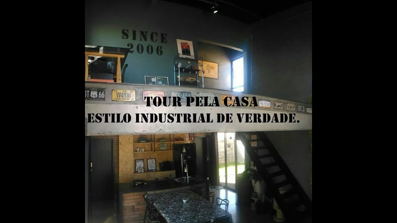 TOUR PELA NOSSA CASA ESTILO INDUSTRIAL