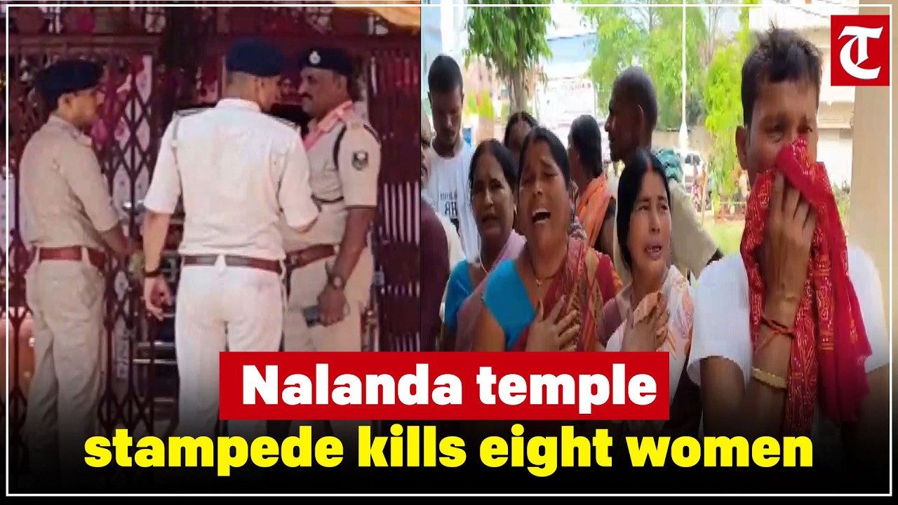8 women killed in stampede at Shitala temple in Bihar's Nalanda
