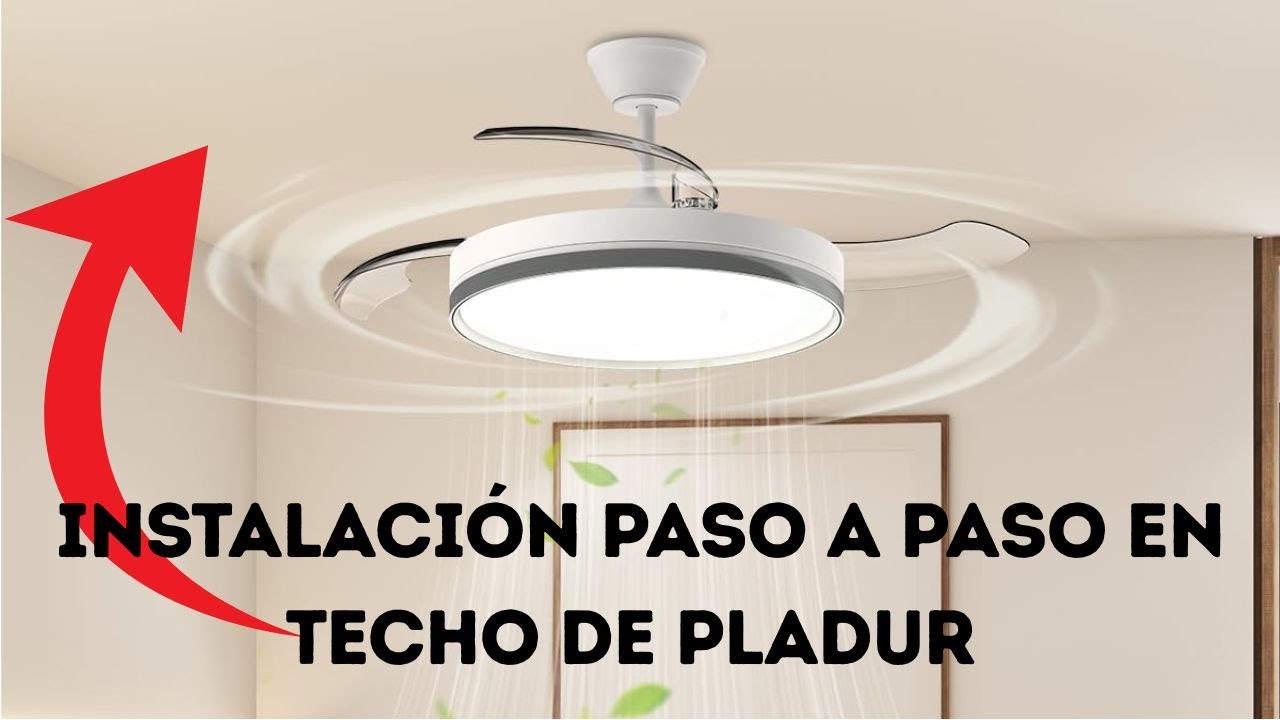 C&Oacute;MO INSTALAR un VENTILADOR de techo Silencioso AIRWIT en techos de PLADUR (gu&iacute;a f&aacute;cil)