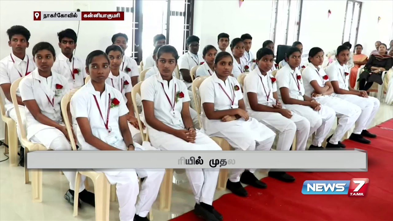 நாகர்கோவில் ஜெயசேகரன் கல்லூரியில் முதலாமாண்டு நர்சிங் கல்லூரி மாணவிகள் உறுதிமொழி
