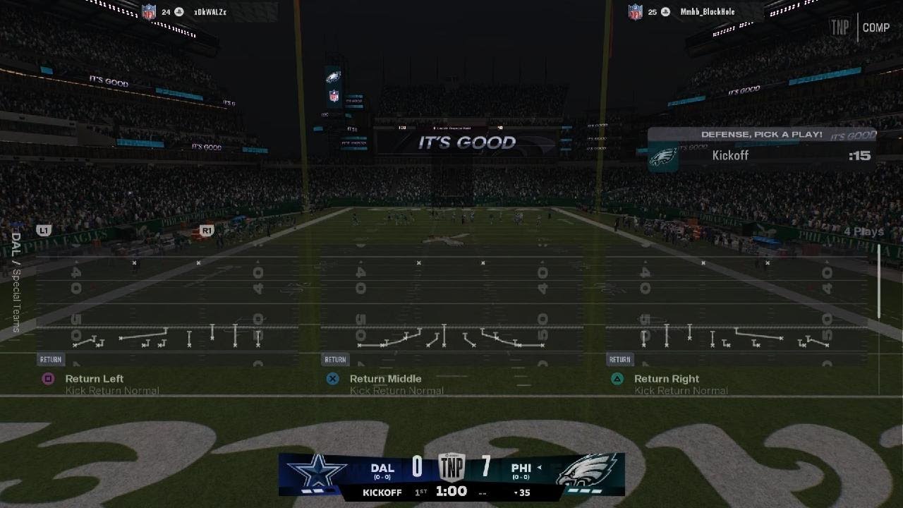 DK vs eagles week 1