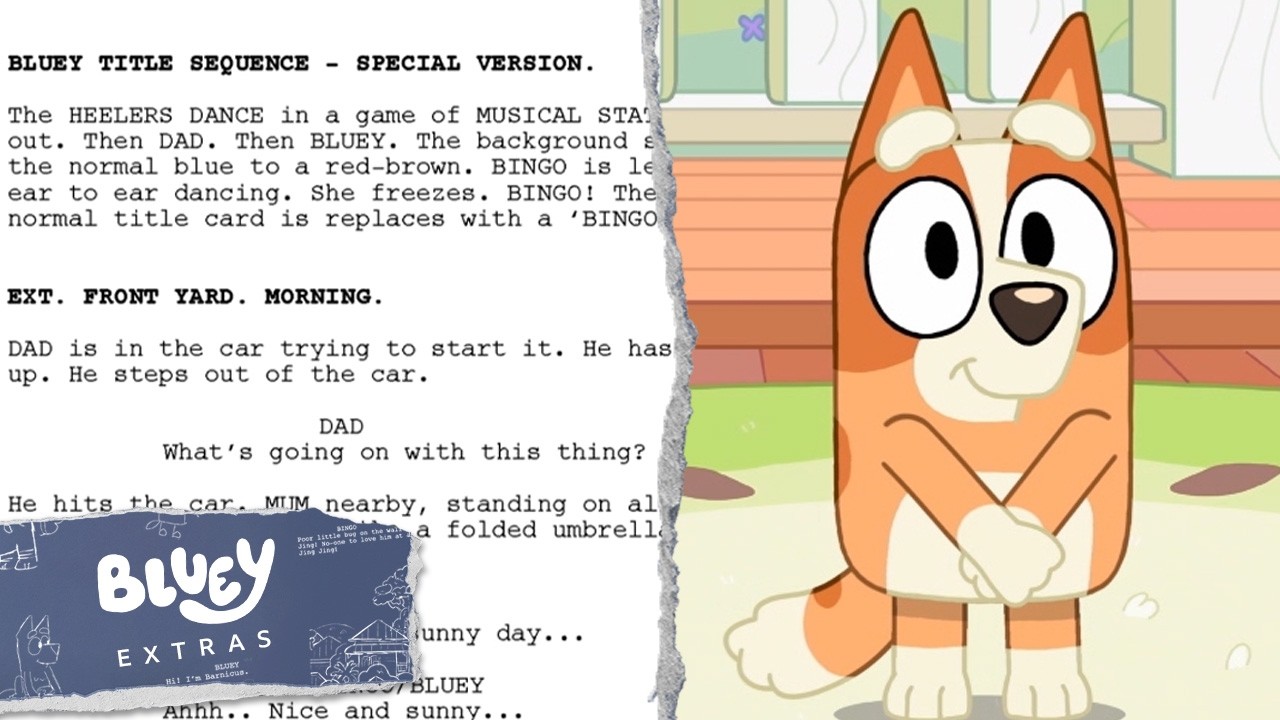 Behind the Scenes of Bingo! 🧡 | Bluey Script to Animation 📝 | Bluey Extras