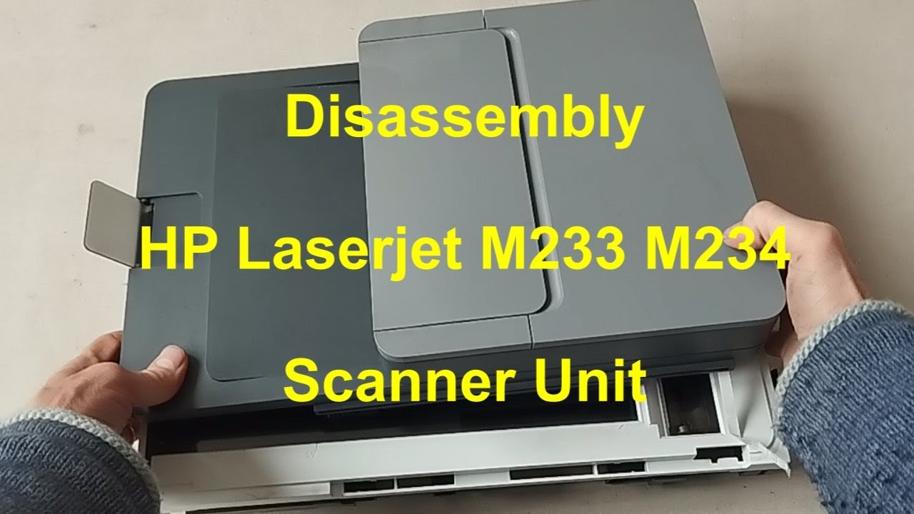 Разборка сканера HP Laserjet M234 M233