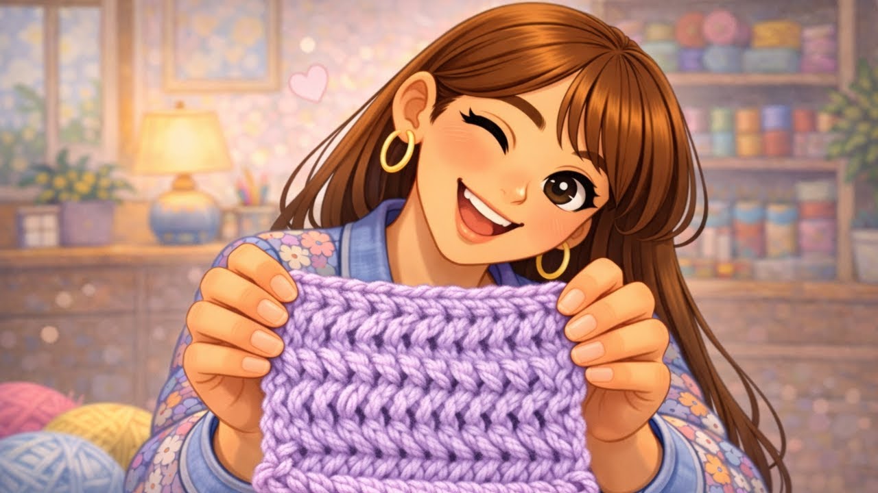 Este punto espiga a crochet parece complicado… pero no lo es