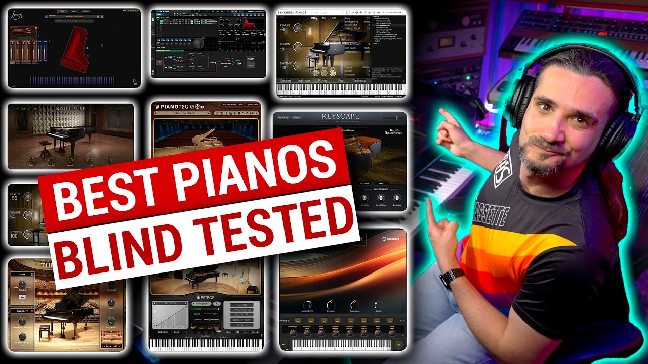 Не покупайте PIANO VST, пока не посмотрите ЭТО! СЛЕПОЕ ТЕСТИРОВАНИЕ ЛУЧШИХ фортепиано 2025 года!