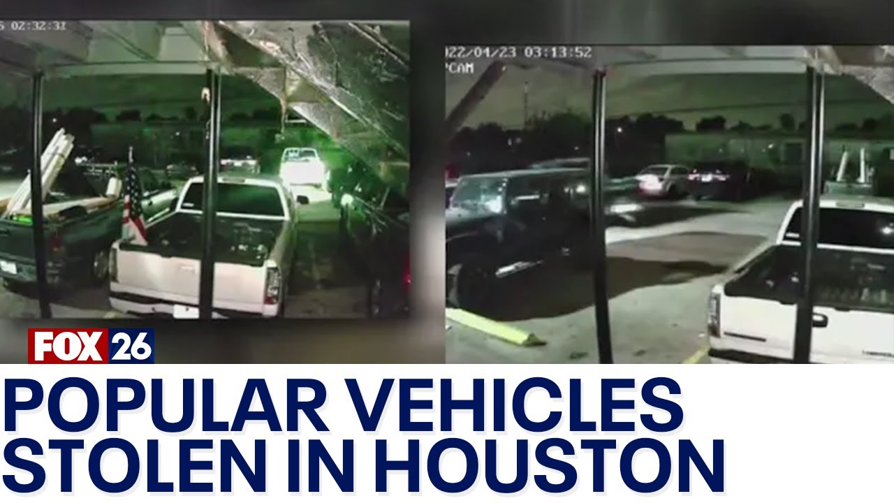 Popular vehicles being stolen in Houston