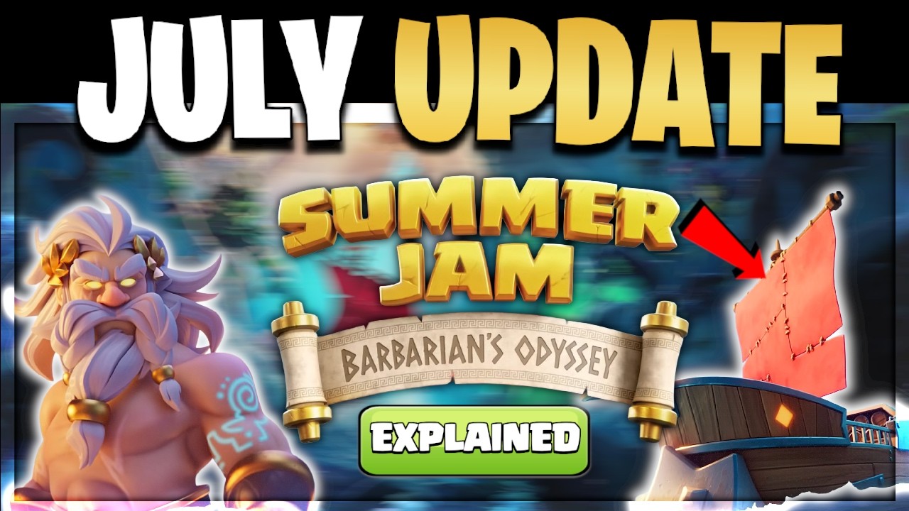 🚨JULY UPDATE SNEAK PEEK - SUMMER JAM FULL DETAILS & 5 CRAZY THINGS COMING IN CLASH OF CLANS