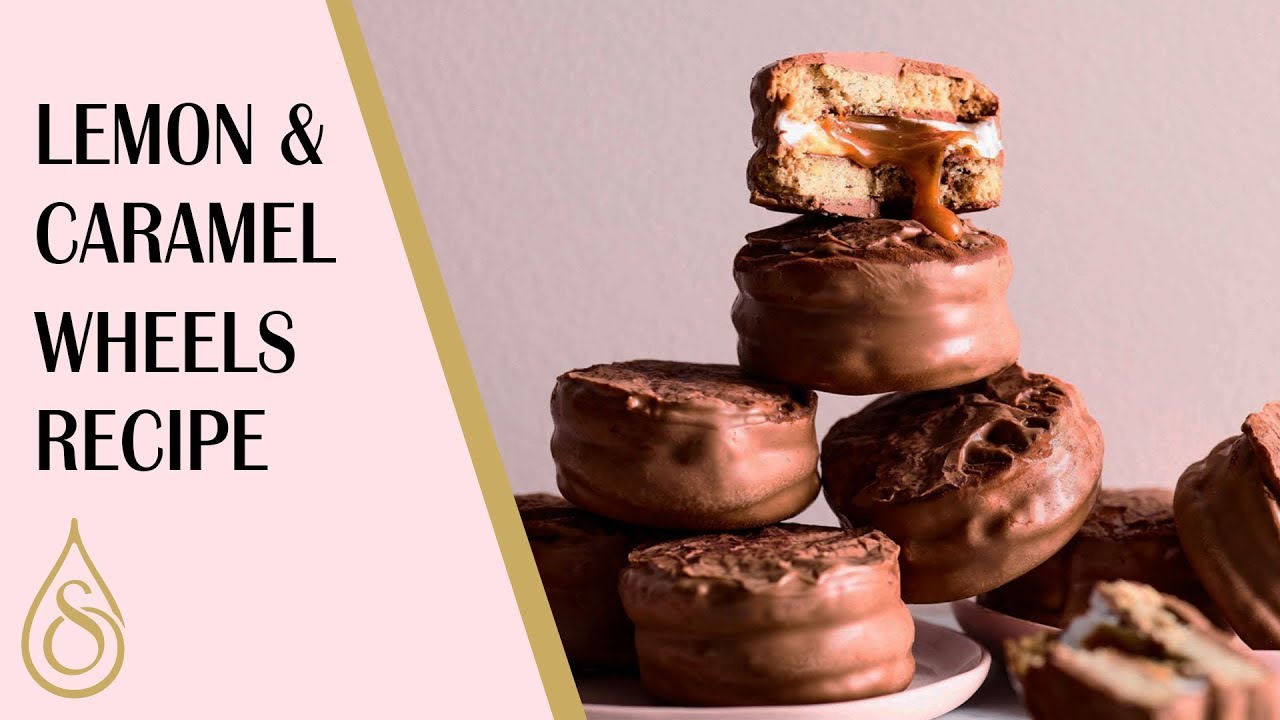 Chocolate Lemon & Caramel Wheels (Full Recipe) | Kirsten Tibballs