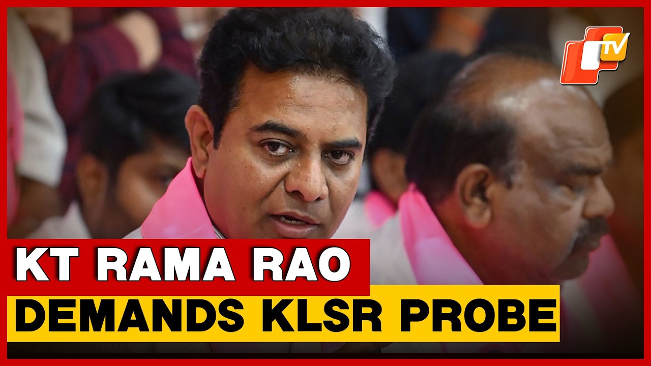 BRS's KT Rama Rao Demands Central Probe On KLSR & CM Revanth Reddy