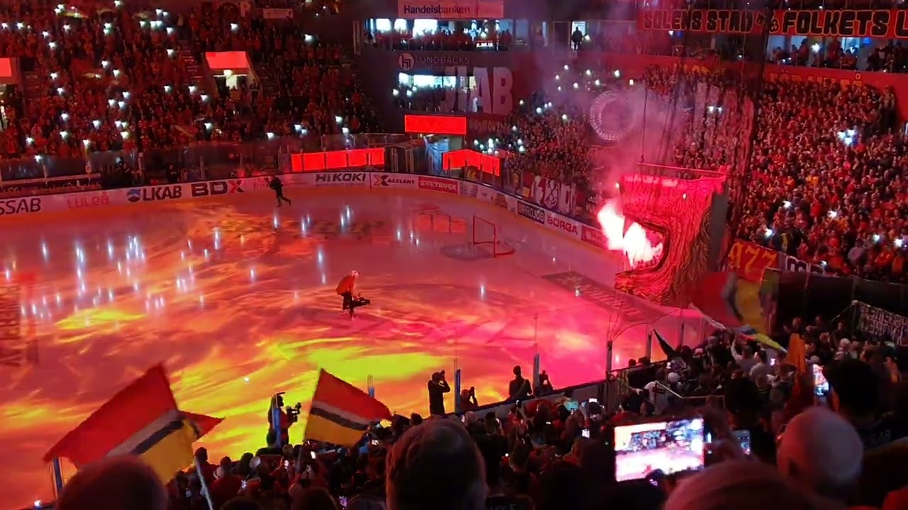 SM-Final 1, Luleå vs Färjestad, intro