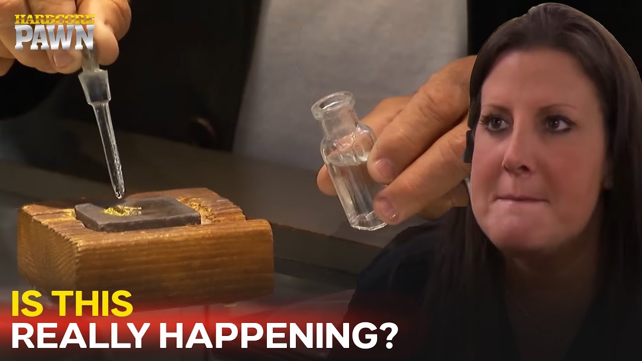 Gold Powder Mystery Sparks Explosive Acid Test | Hardcore Pawn | Full Episode | S7 E9