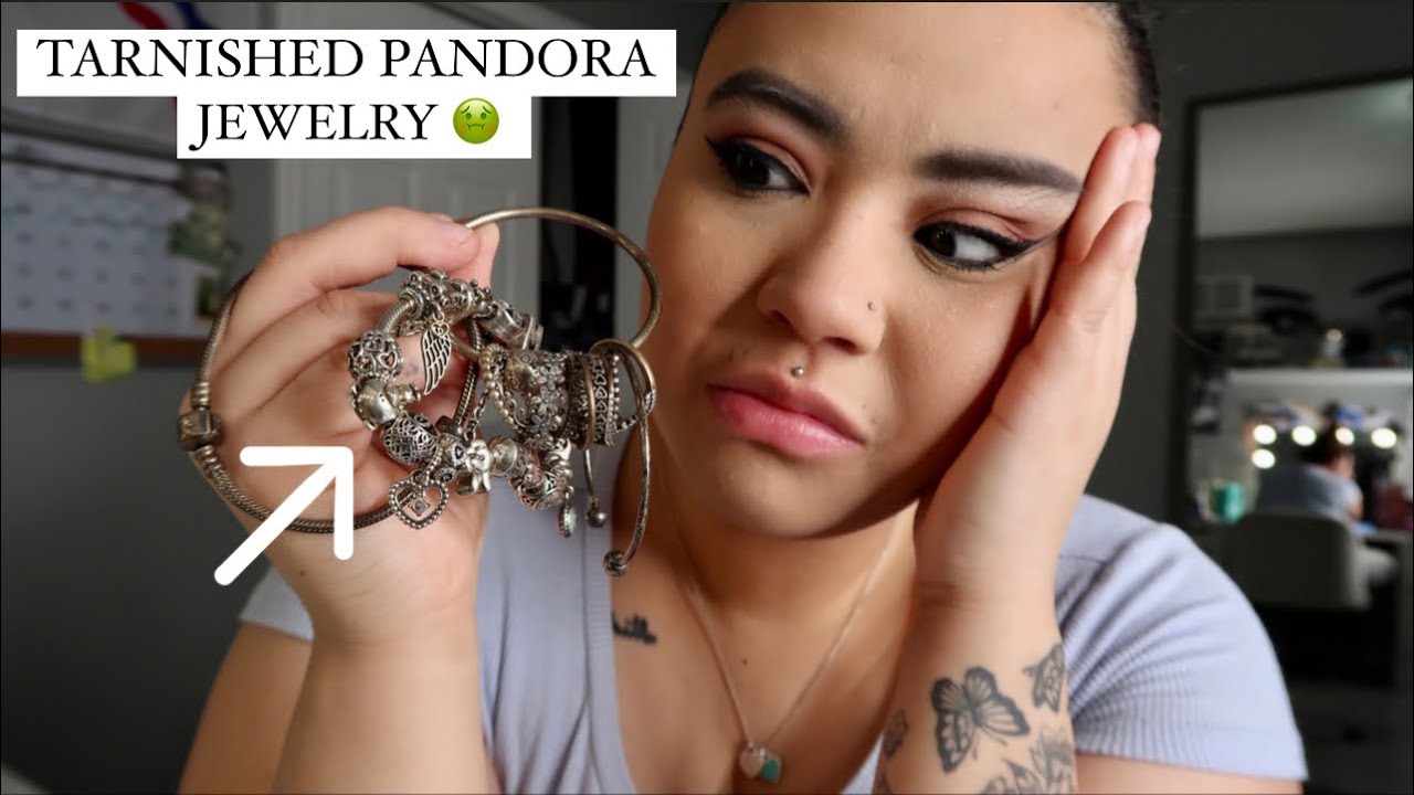 Чистка моих ОЧЕНЬ ПОТУСКШИХ украшений Pandora дома