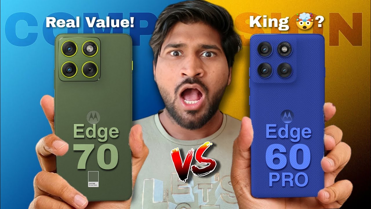 Полное сравнение Motorola Edge 70 и Motorola Edge 60 Pro — не покупайте, не посмотрев это видео!