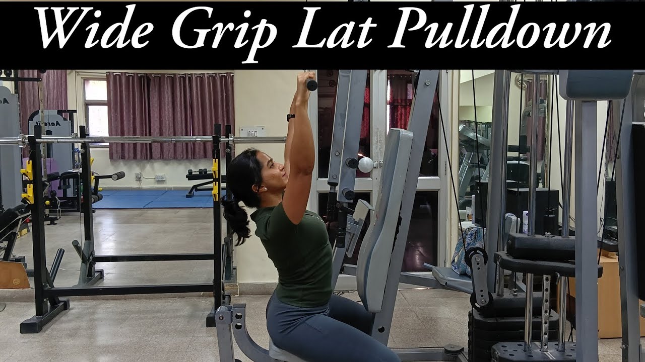 Wide Grip Lat Pulldown | Step By Step Beginner Guide | Gym Workout | All You Need to Know