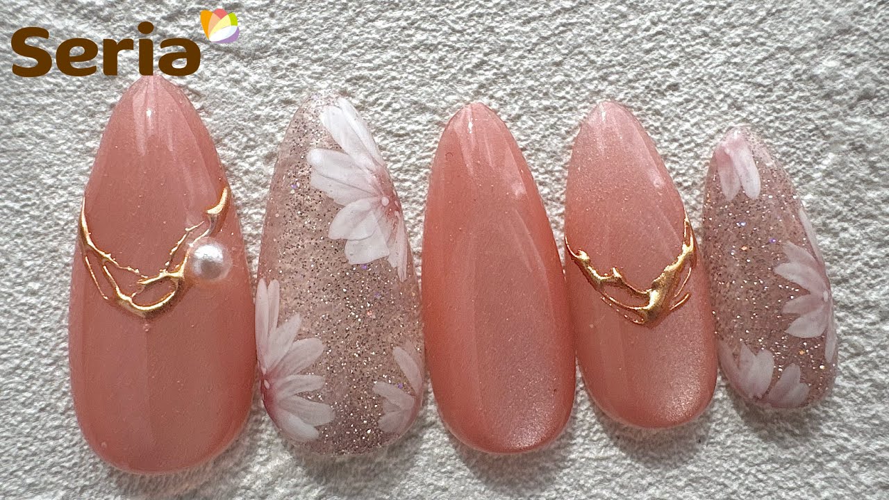 卒園式🌸入学式に♡華やか綺麗めフラワーネイル✨