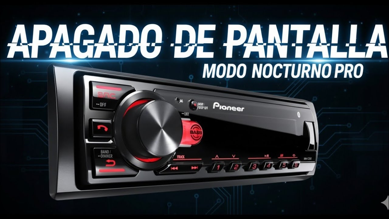 COMO APAGAR LA PANTALLA PIONEER MVH-S235BT #pioneer #apagarpantalla # caraudio