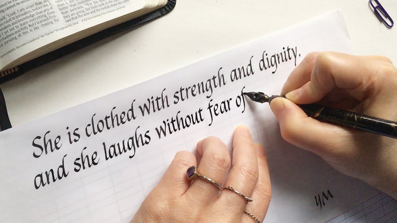 Italic Calligraphy Compilation - Oddly Satisfying
