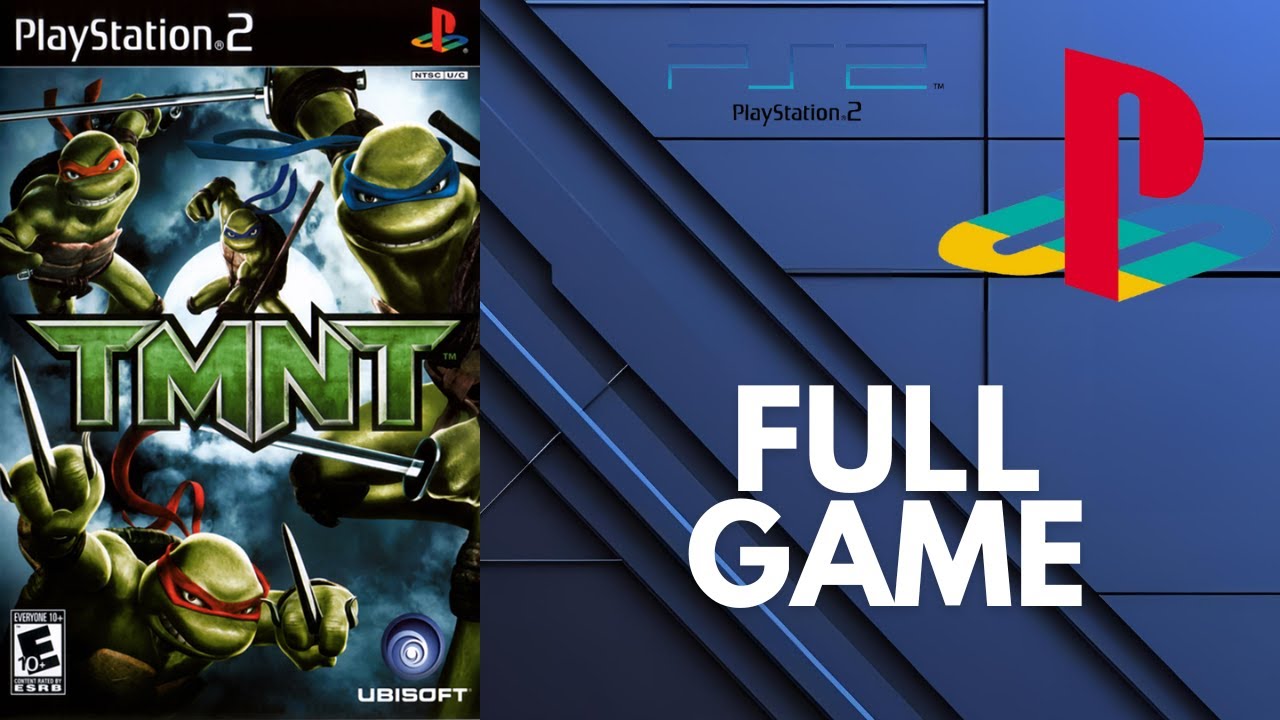 TMNT(PS2) - Full Game Walkthrough / Longplay [2560p QHD 60fps]