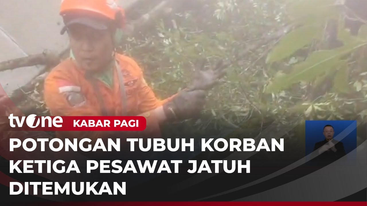 Tim SAR temukan Potongan Tubuh Manusia Diduga Korban Pesawat ATR 42-500 | Kabar Pagi
