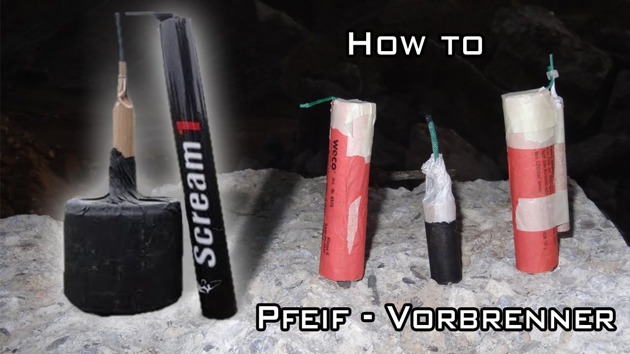 whistle / Pfeif Vorbrenner aus Jugendfeuerwerk, Scream B&ouml;ller selber bauen Pfeifb&ouml;ller [HD]