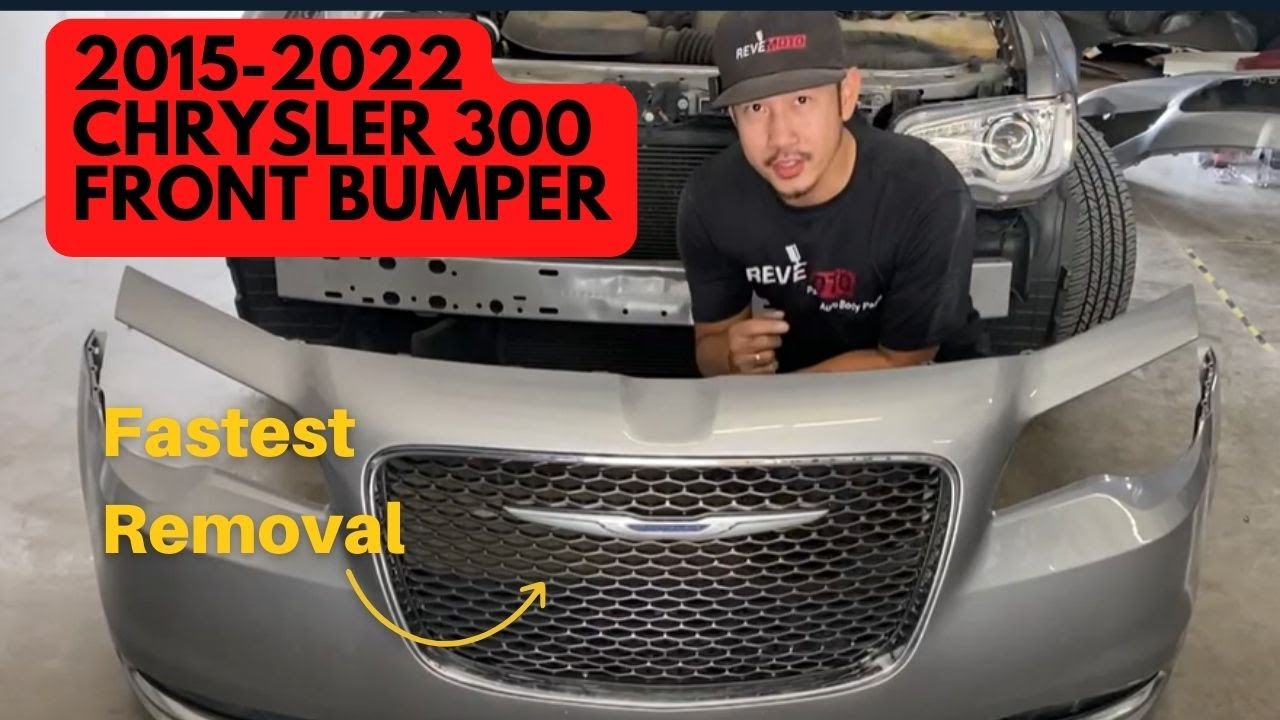 Снятие переднего бампера Chrysler 300 2015-2023 годов. САМЫЙ БЫСТРЫЙ и ПРОСТОЙ способ