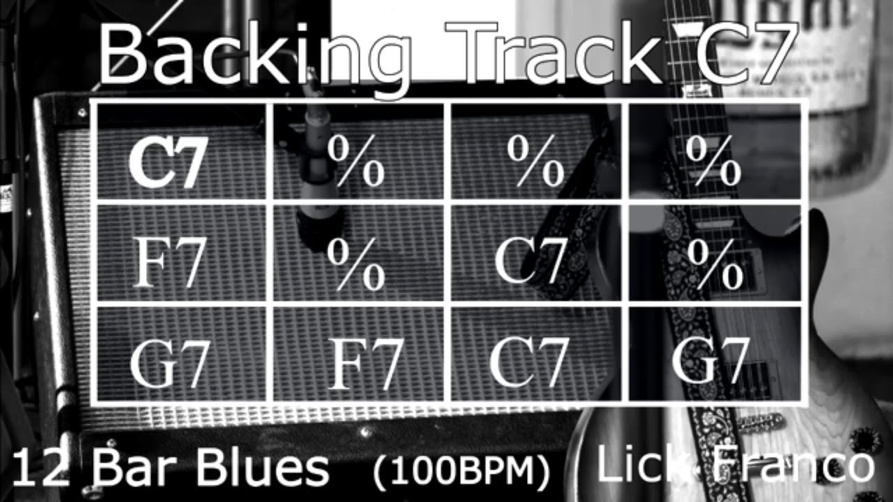 Backing Track in C7 Shuffle Blues