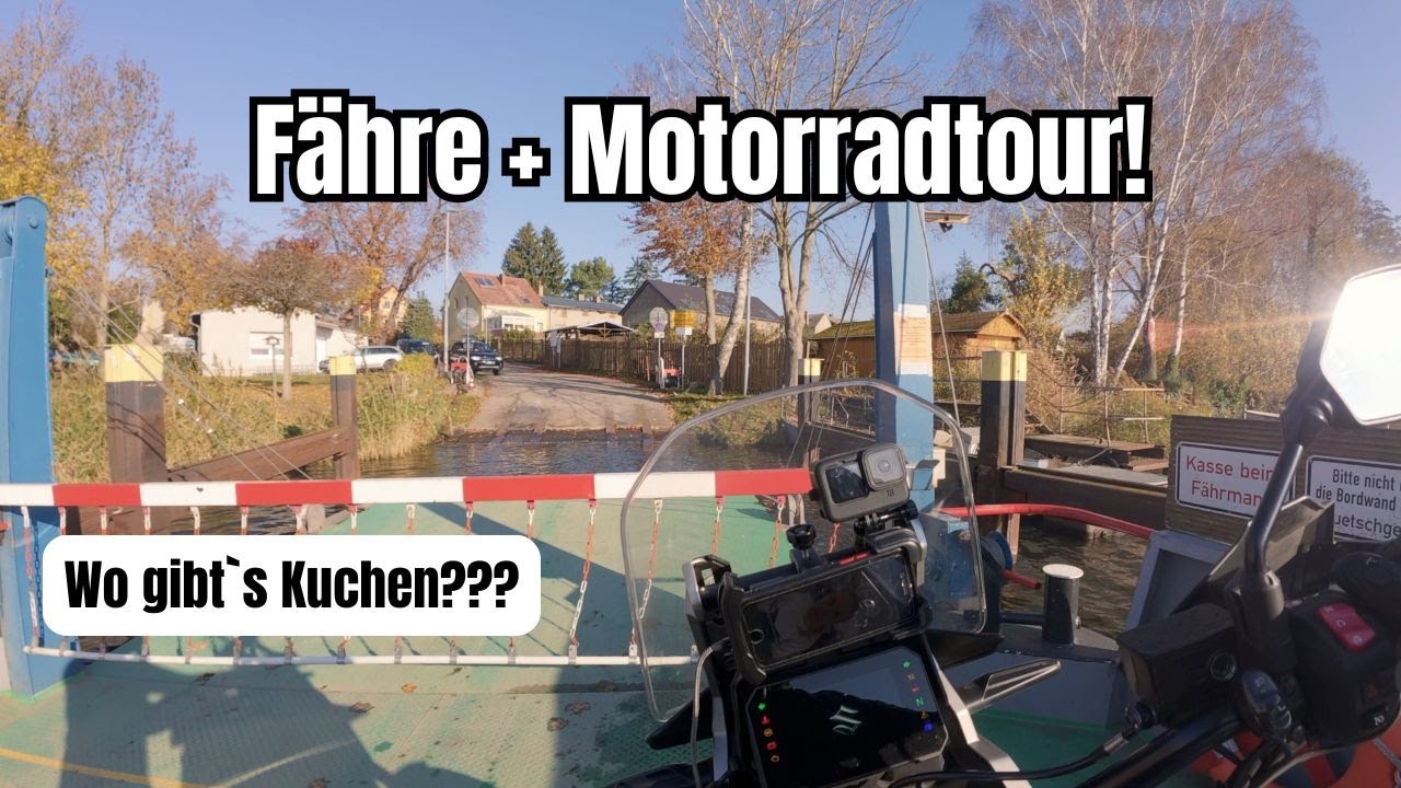 Mit dem Motorrad das erste mal Fähre... und nirgends gibt es Kuchen? 🍰🏍️ Motorradvlog V-Strom 1050