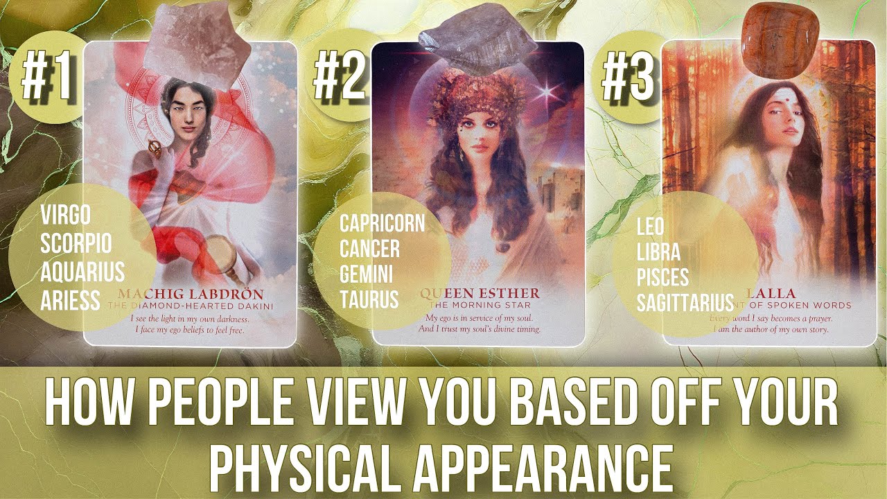 How People View You Based Off Your Physical Appearance?😍👀🫢- Pick A Card Tarot Reading