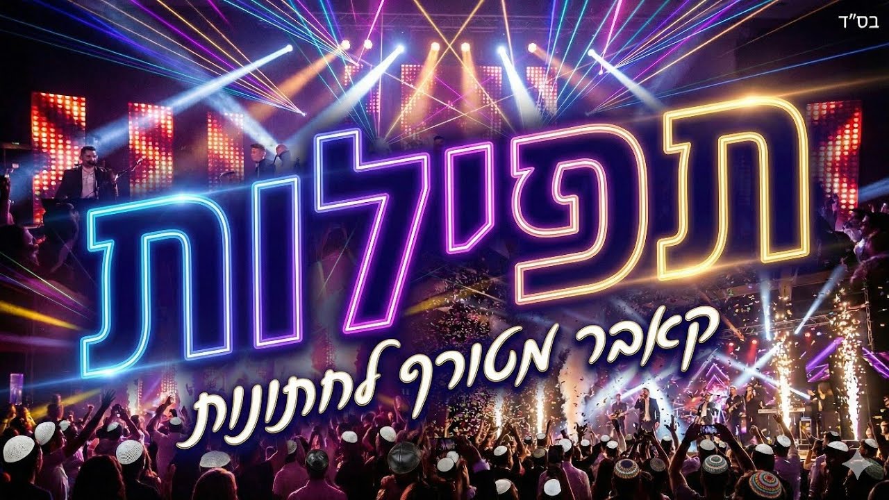תפילות - גרסת הטראנס הרשמית! 🎹 (קאבר AI) | רמיקס חתונה מקפיץ 2026