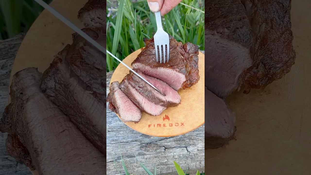 Bushcraft steak and green beans pt.2 #bushcraftcooking #outdoorgear #wilderness culture