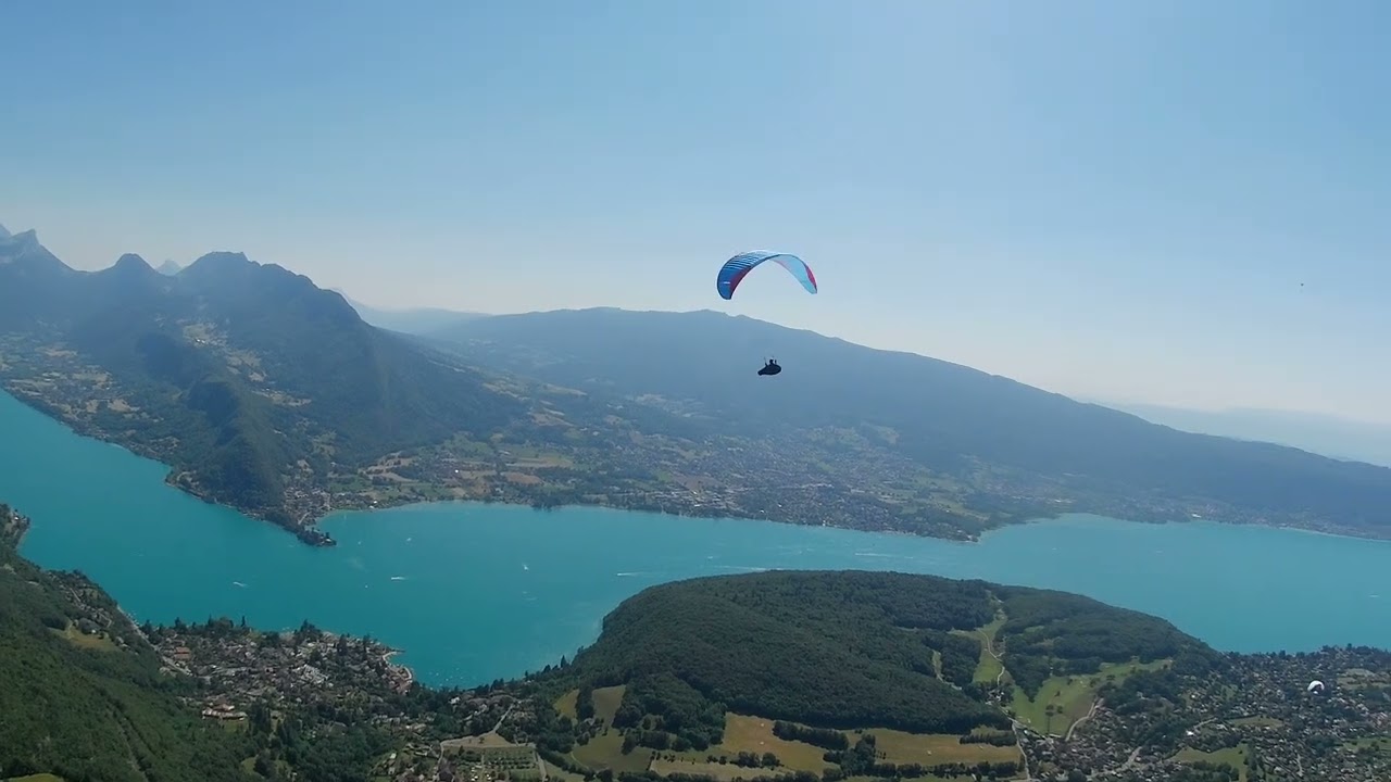 Petit tour du lac d'Annecy, Planfait, Dents de Lanfont, Roc des Boeufs, Doussard, Paragliding France