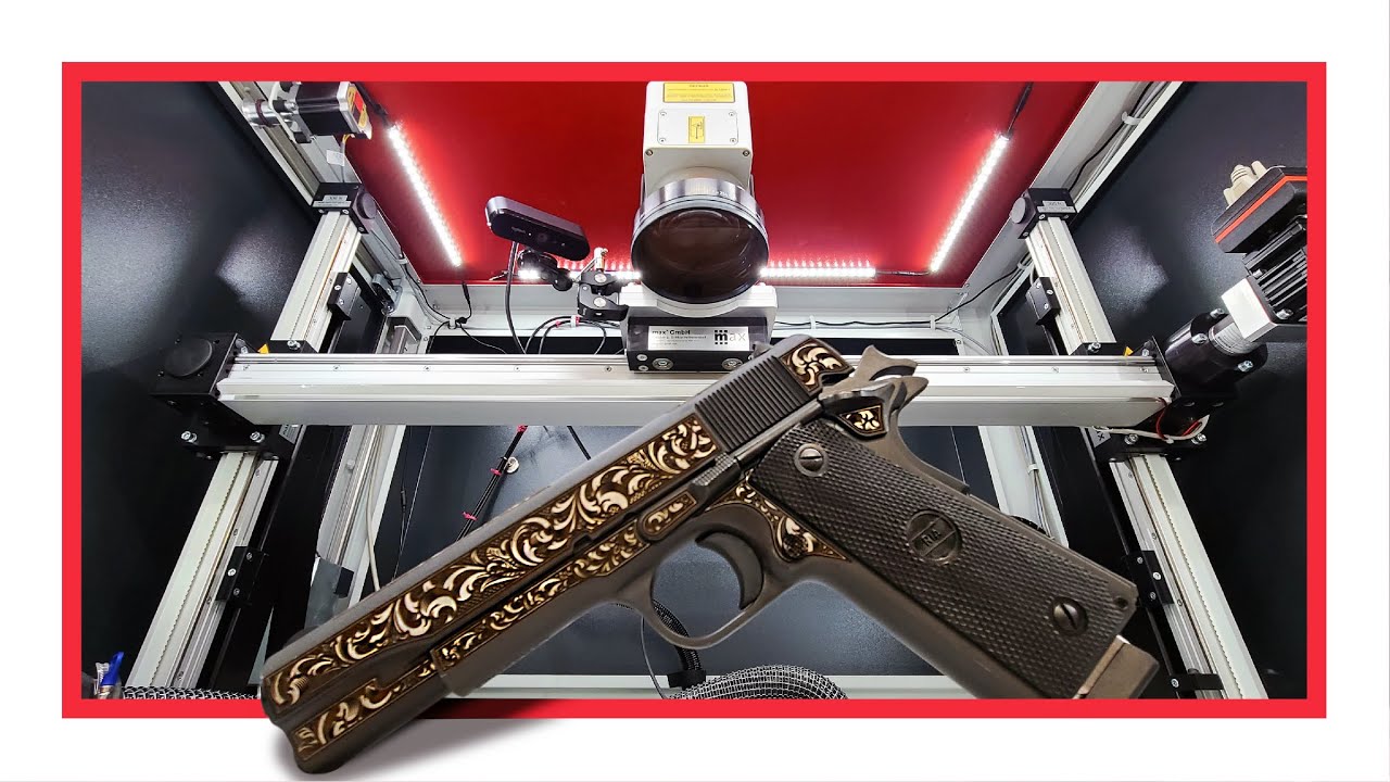 Engraved My First 1911 Pistol With My Fiber Laser Engraving Machine