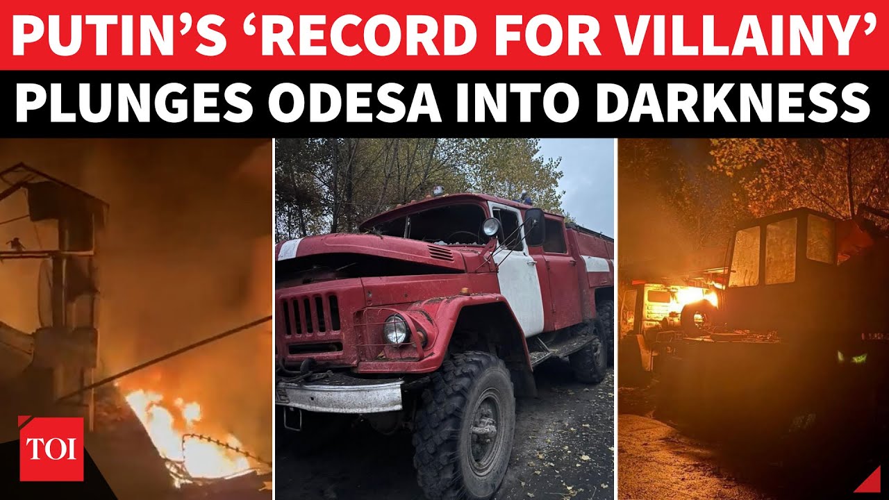 Putin’s Lethal Drones Wreak Havoc In Chernihiv, Russian Strikes Trigger Blackouts In Odesa | Watch
