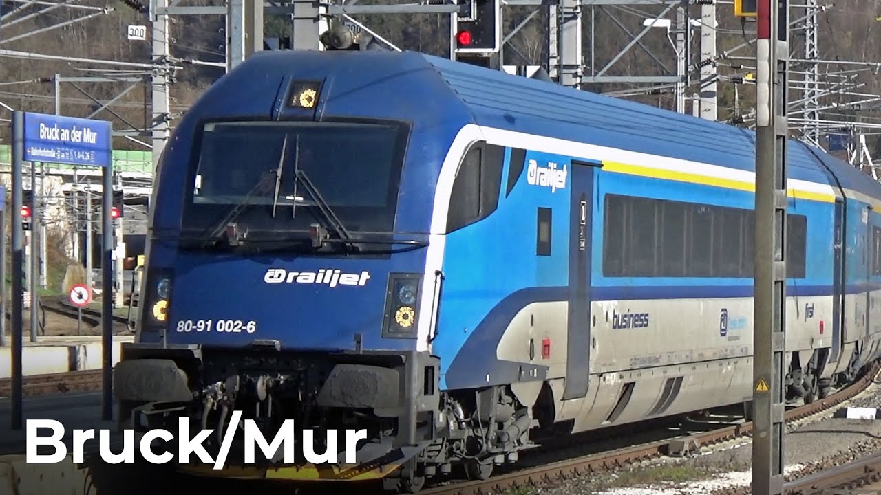 Osterreichisch Züge Vlog #53 - Bruck/Mur Bahnhof 05.04.2023