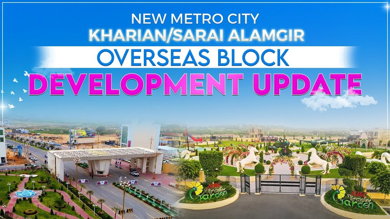 New Metro City Kharian Overseas Block Latest Development Update January 2025