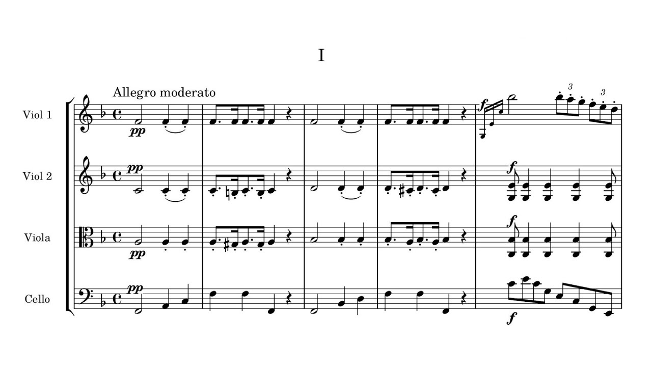 Franz Krommer – String Quartet in F major, Op.19 No.2