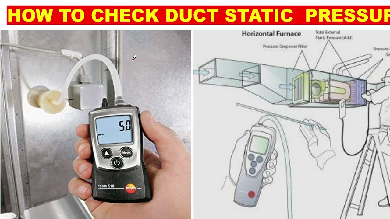 Hot Check Actual Static pressure of Duct During AHU Commissioning and testing | HVAC World