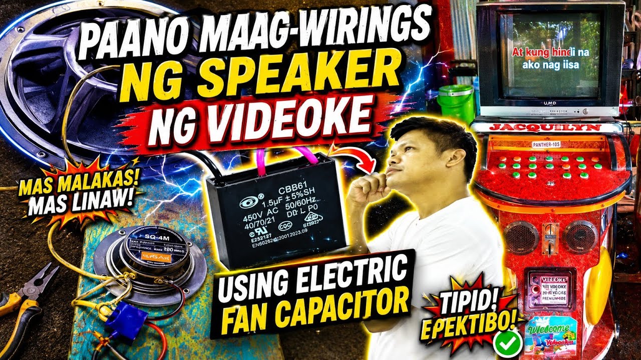 BASIC VIDEOKE SPEAKER WIRINGS #speakerwirings #speaker #speakerwire #wire