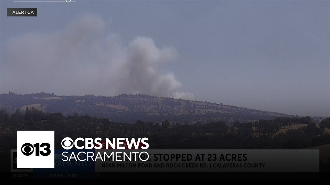Hunt Fire stopped at 23 acres in Calaveras County